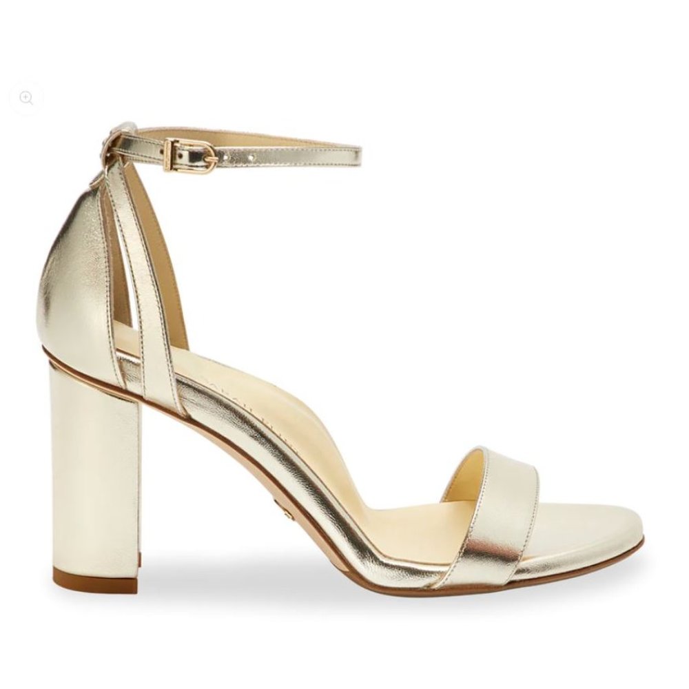 Sarah Flint Perfect Block Sandal 90 Size 34 / 4 Made in Italy Retail $550